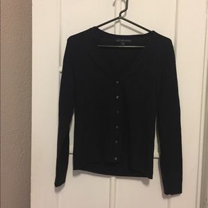 Brooks Brothers 100% Merino Wool Navy Cardigan